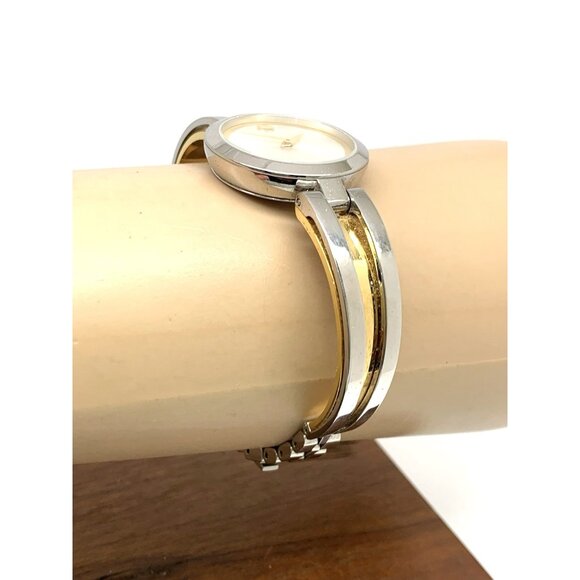 Movado Women's Watch 0607150 Aleena Swiss Quartz Petite 27mm Two Tone Bangle - Picture 12 of 14